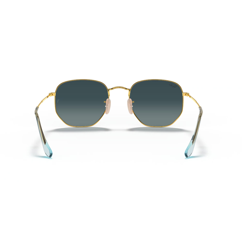 Ray-Ban Hexagonal Flat Lenses Man RB3548 Geometric Solid Color Sunglasses