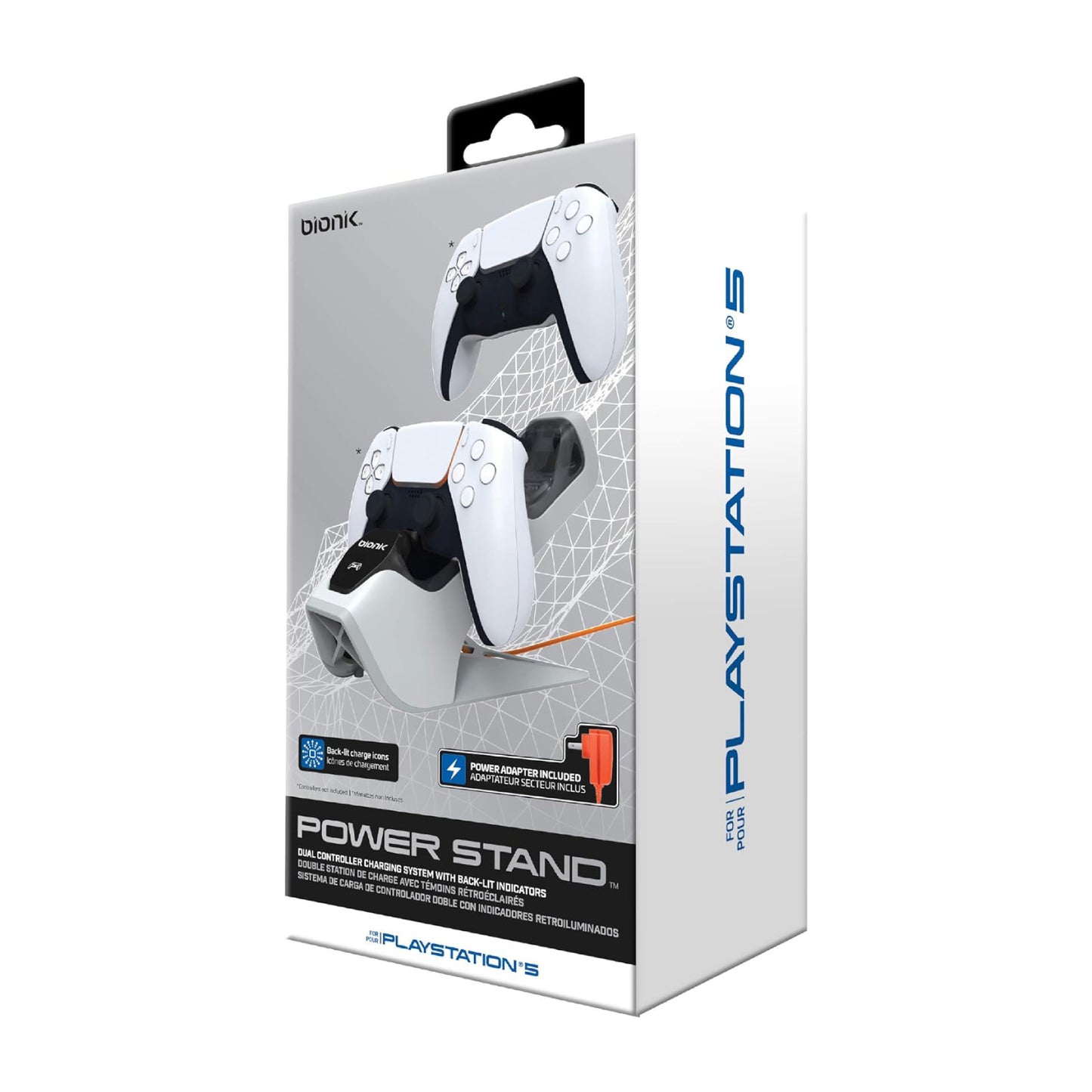 Bionik Power Stand for PlayStation 5 - White