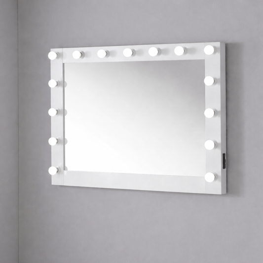 Espejo de 3 mm con 15 bombillas de Furniture of America