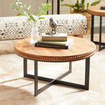 Industrial 18" Coffee Table by UMA Enterprises