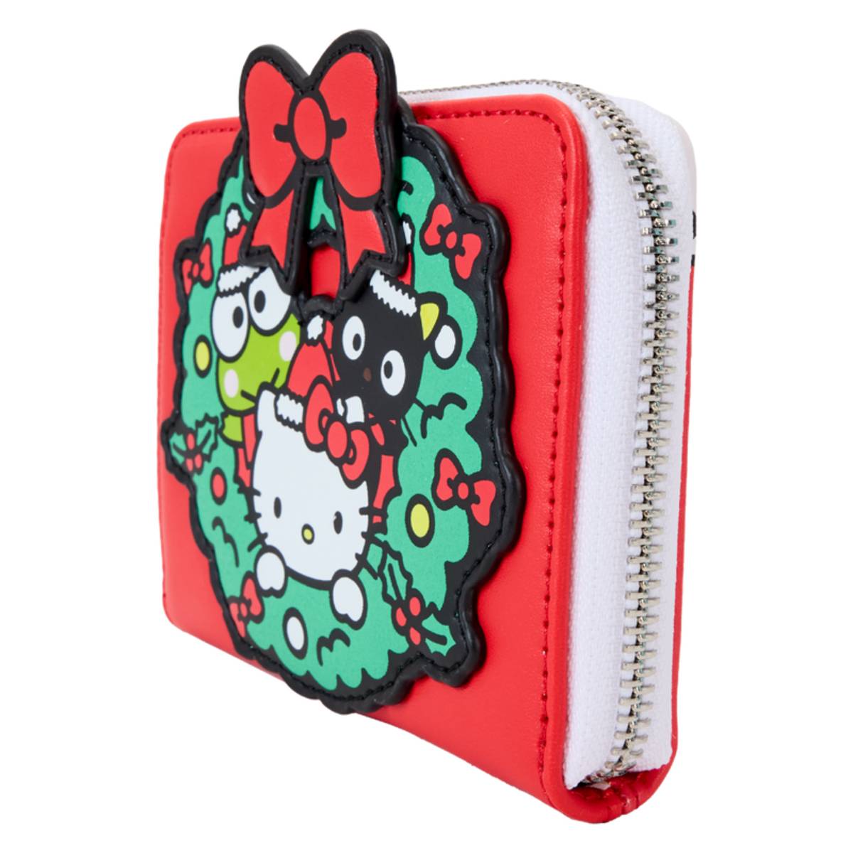 Loungefly Sanrio Christmas Wreath Zip Around Wallet - Multicolor