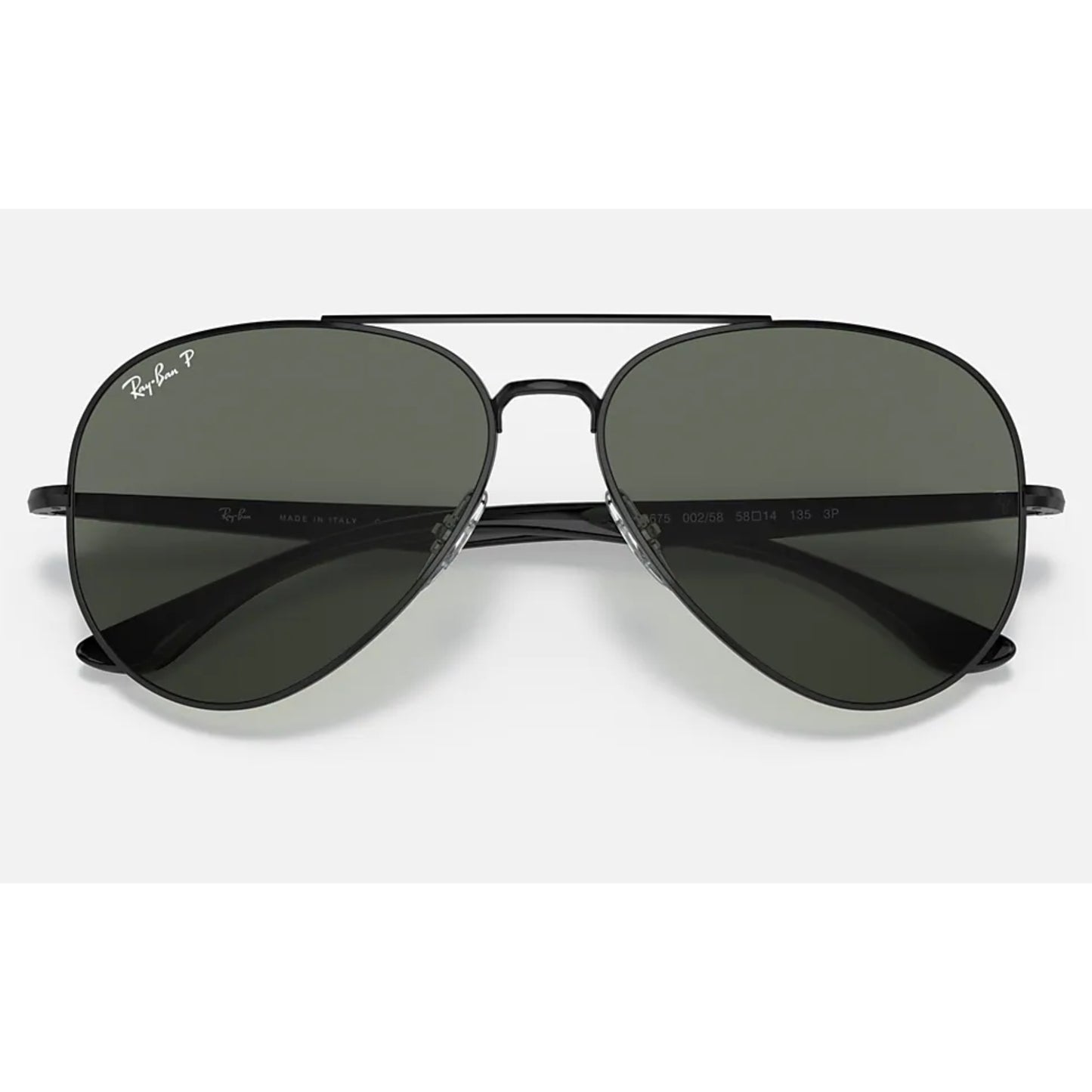 Ray Ban Black Green Polar Sunglasses