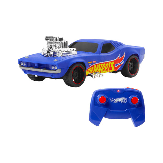 Hot Wheels 1:16 Scale RC Rodger Dodger Toy Car - Blue