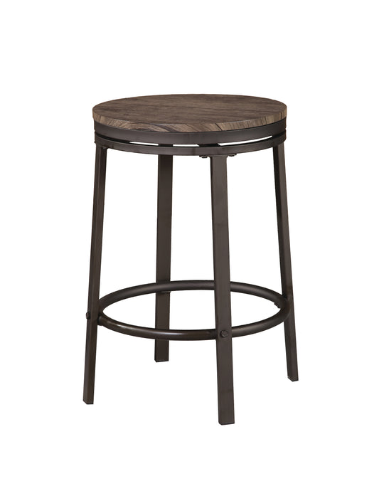 4-Pc Metal Counter Height Swivel Stool
