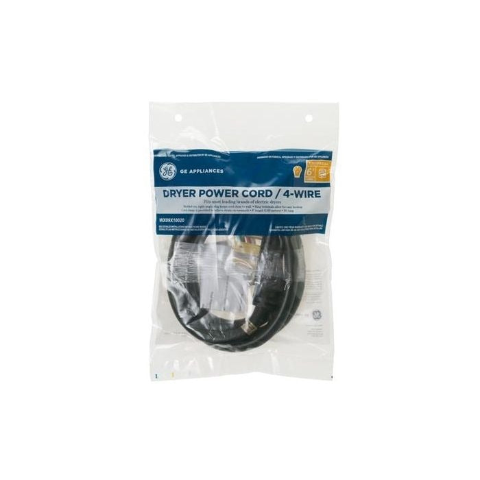 GE 4 Wire 30 AMP Dryer Cord