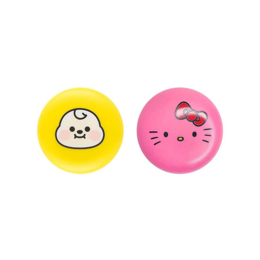 The Crème Shop Hello Kitty BT21 Moisturizing Macaron Lip Balm Duo