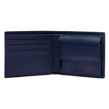 Lacoste The Blend Medium Bi-Fold Wallet - Blue