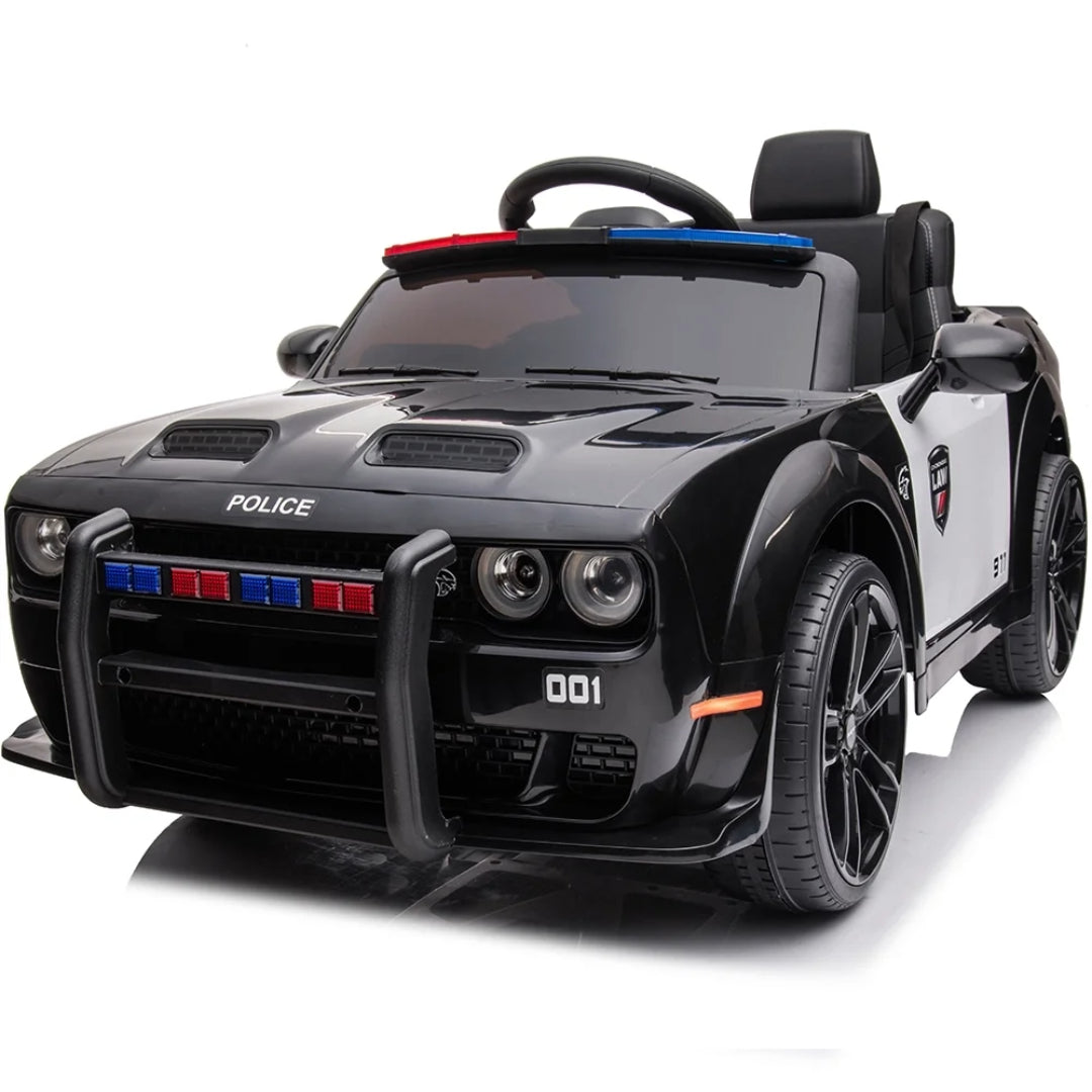 Dodge Challenger, 12V Electric Ride on Police Car with Remote