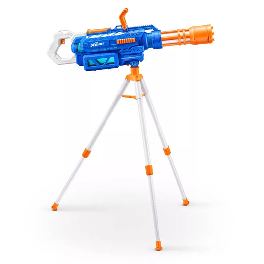 XShot Water Fast Fill S1- Large Gatling Motor Soaker - Blue/Orange