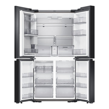 Samsung Bespoke 29 cu.ft 4-Door Flex French Door Refrigerators with Beverage Center- White/Blue