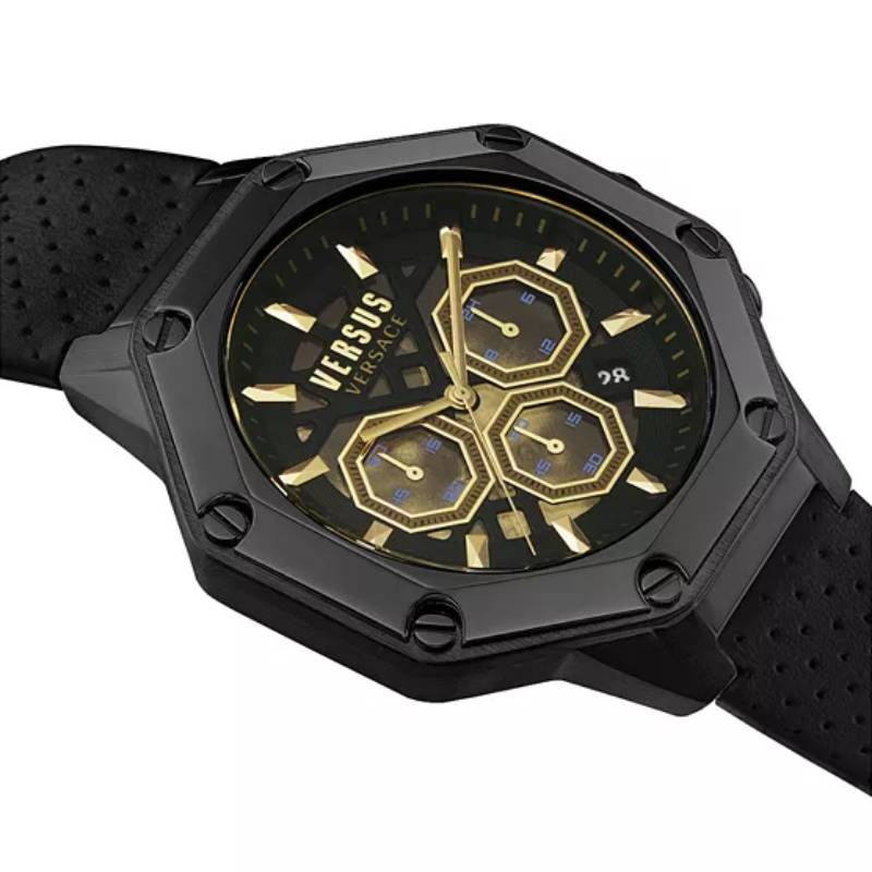 Versus Versace Palestro Men's 45mm Strap Watch - Black