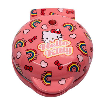 Uncanny Brands WM3/KIT/HK1 Hello Kitty Mini Waffle Maker - Pink/Black
