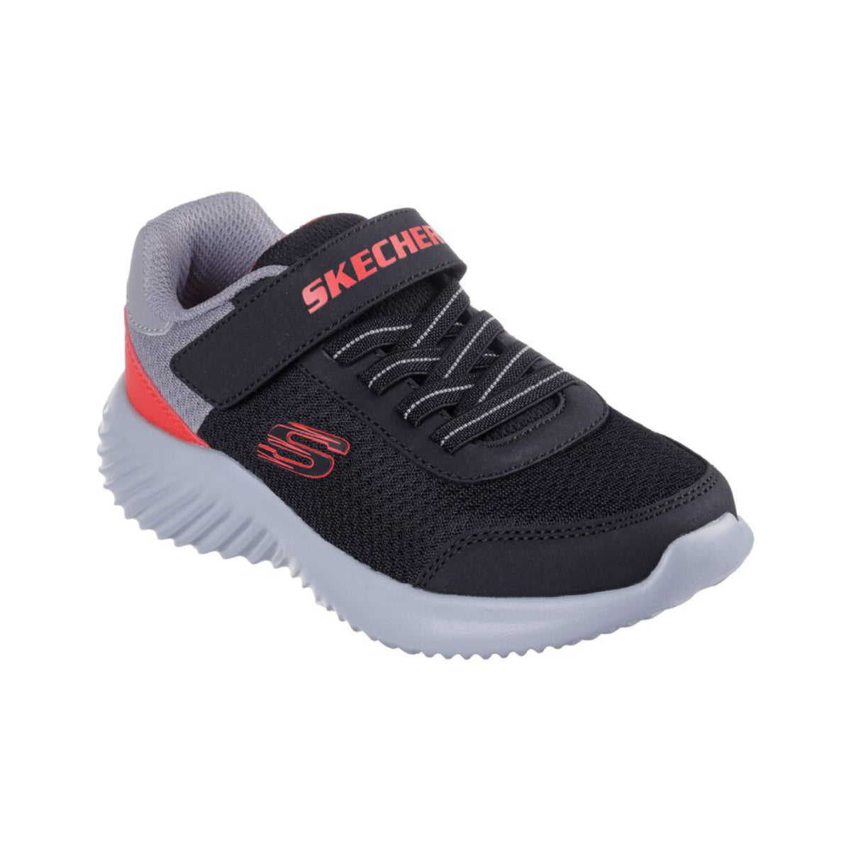 Skechers Boy's Bounder Trekzic Sneakers (Size 10.5) - Black/Red