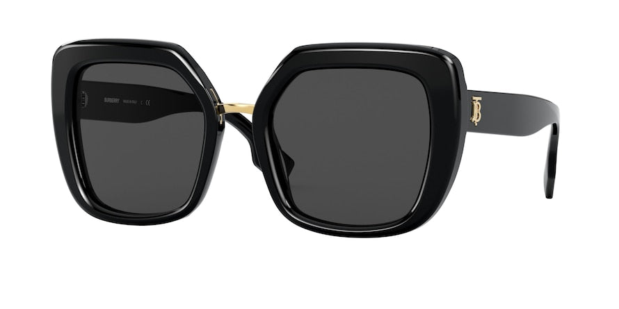 Burberry Charlotte Grey Lens Sunglasses - Black