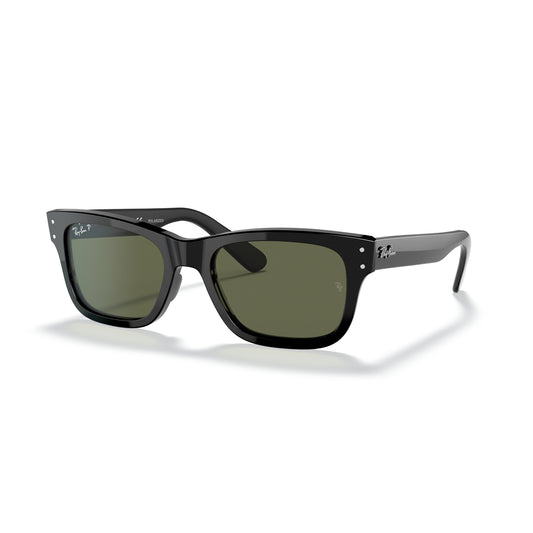 Ray Ban Mr Burbank Black Polar Green Sunglasses