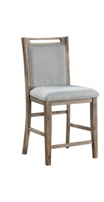 Dorset Hills 24" Counter Chair Set by Vilo Home - Brown/Gray