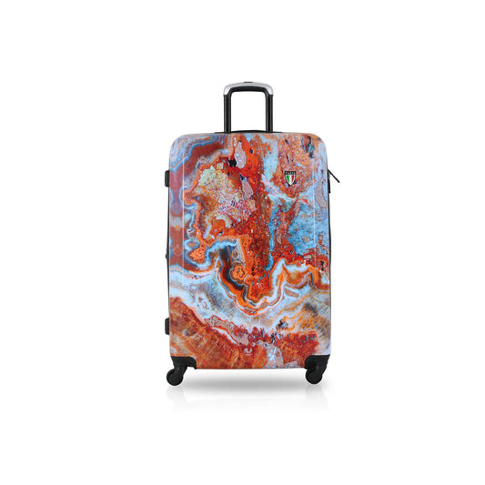 Tucci Italy 24" Printed Fashion Travel Suitcase - Turkish Marble