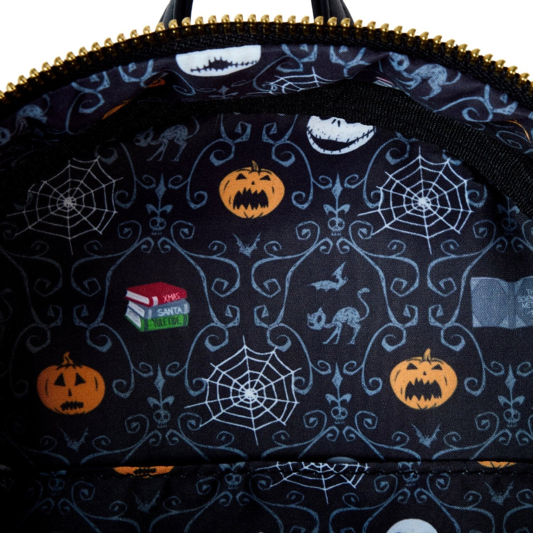 Loungefly Disney Nightmare Before Christmas Bedtime Jack with Scientific Method Backpack