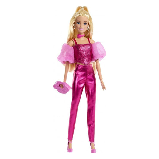 Barbie Deluxe Style Doll with Pink Metallic Outfit