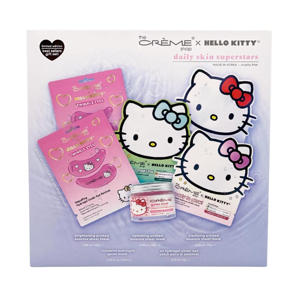 The Crème Shop x Hello Kitty Daily Skin Superstars Set (6-Pieces)