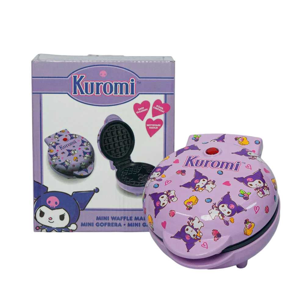 Uncanny Brands WM3/KIT/KU1 Hello Kitty Kuromi Mini Waffle Maker - Purple