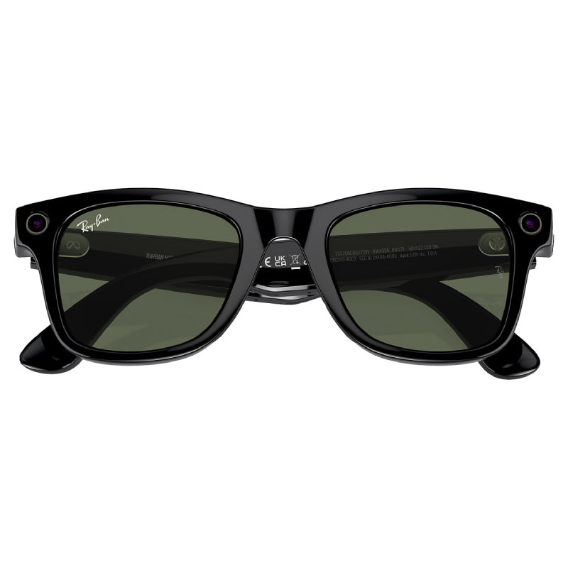 Ray Ban RW40065060 Unisex Square Solid Color Smartglasses