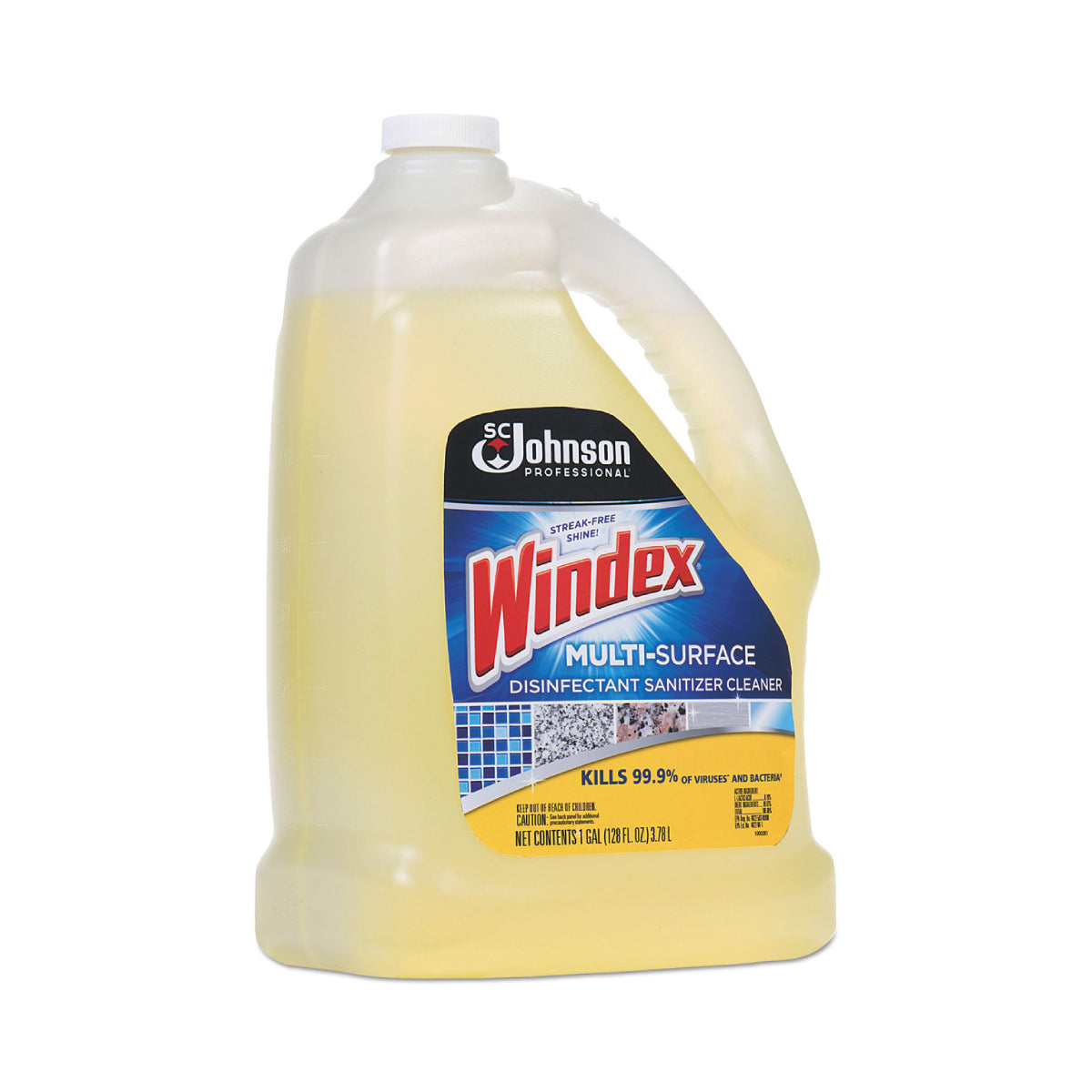 Windex Multi-Surface Disinfectant 128 oz Sanitizer Cleaner