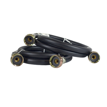 NDA 5' Washer Fill Hose Kit with Washers (Set of 2) - Black