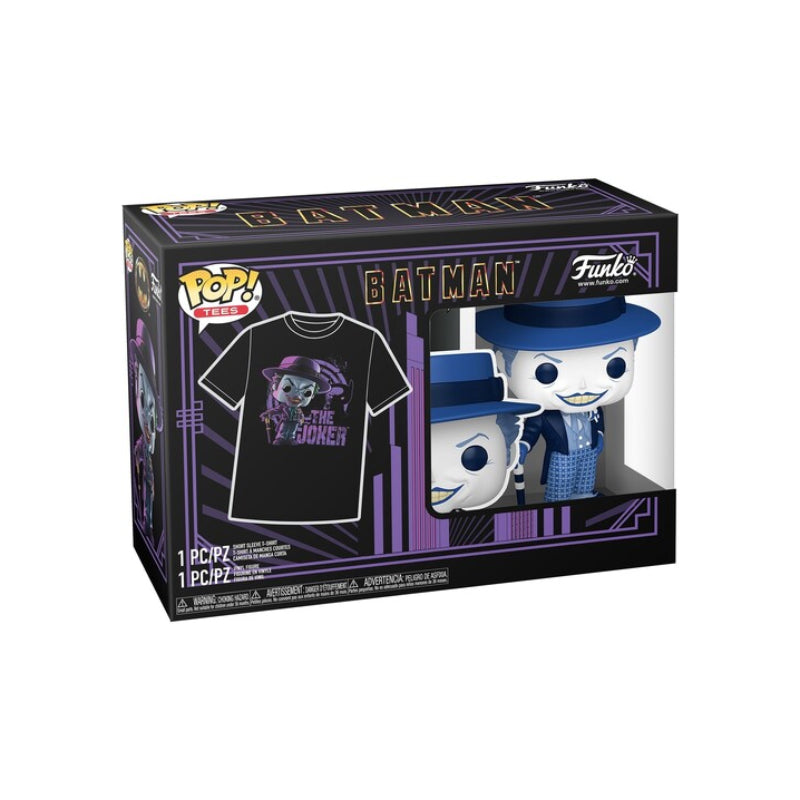 Funko Pop! DC Batman Joker Figure and Tee Set