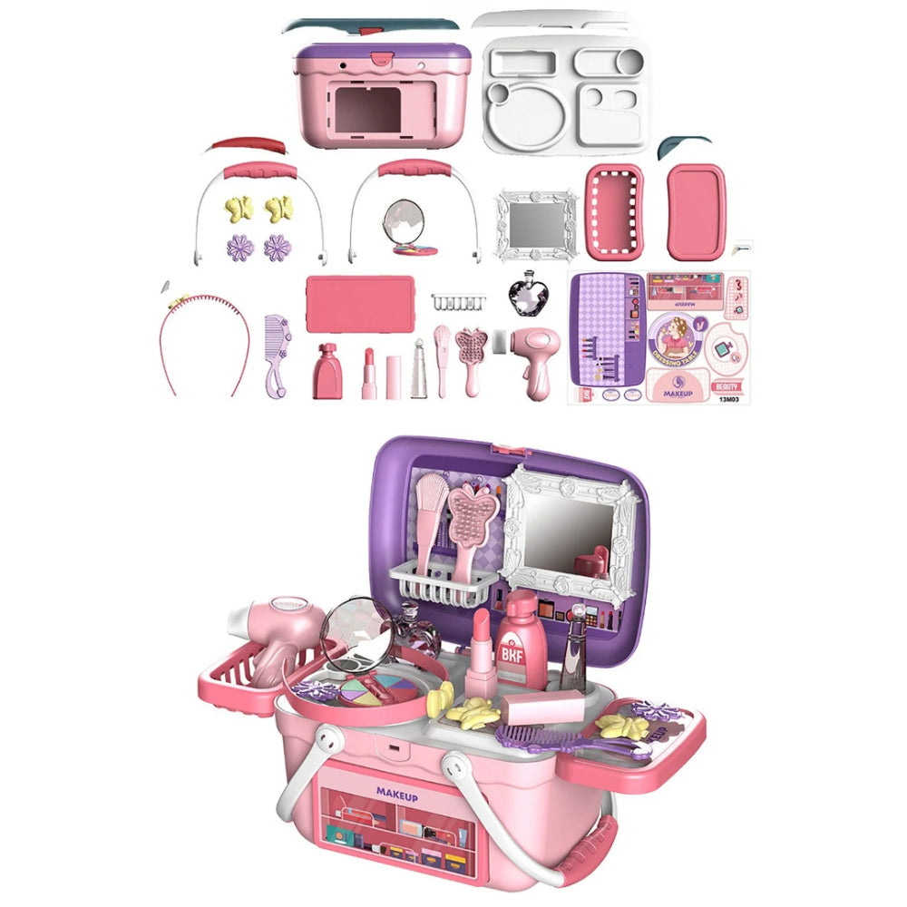 KNP Kids Beauty Case Playset (26-Pieces)