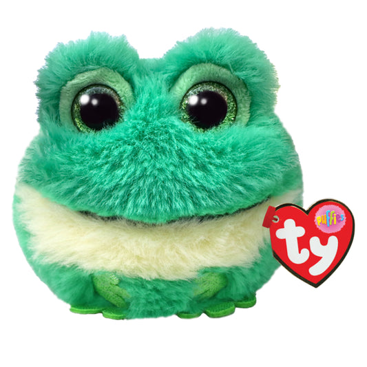 Ty Gilly 4" Frog Puffie Toy - Green