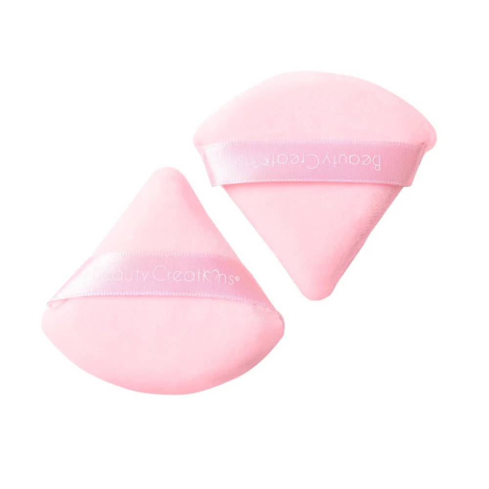 Beauty Creations Triangle Puff Set (2 Piece) - Pink