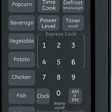 GE GCST14S1WBB 1.4 cu. ft. Countertop Microwave Oven - Black