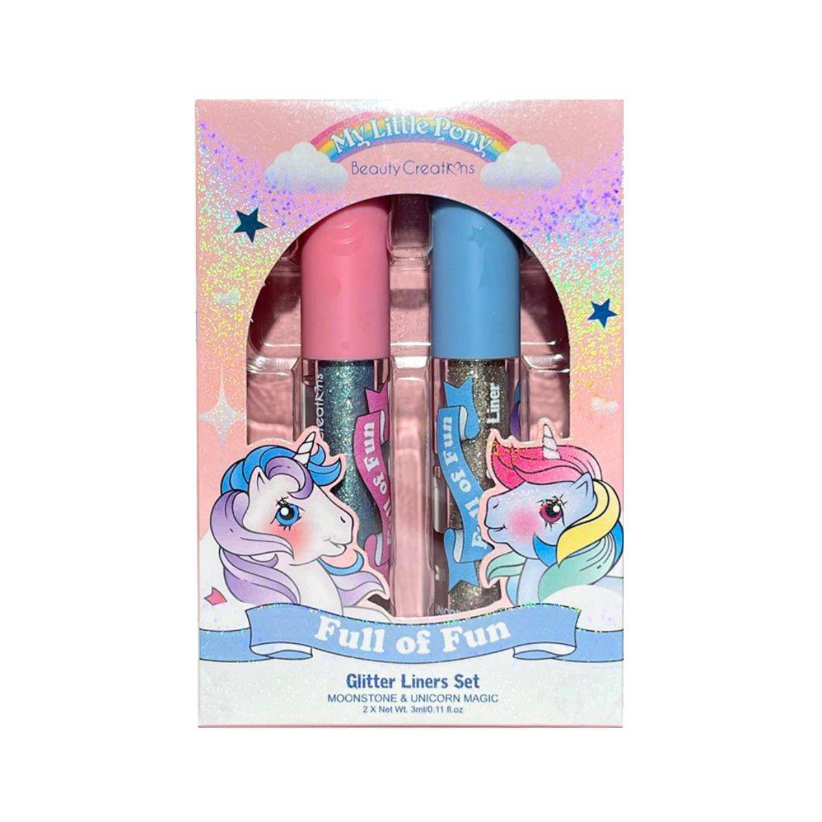 Beauty Creations X My Little Pony "Full of Fun" Glitter Liner Set (2-Pieces)