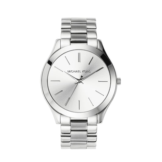 Michael Kors Slim Runway Women's 42mm Bracelet Watch - Silver-Tone