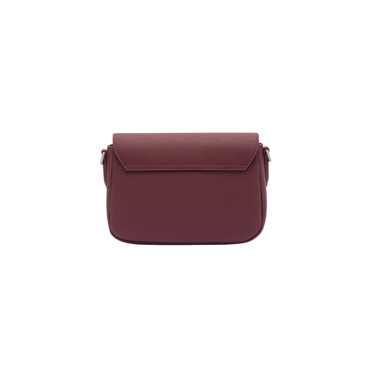 Lacoste Flap Close Crossbody Shoulder Bag - Expresso