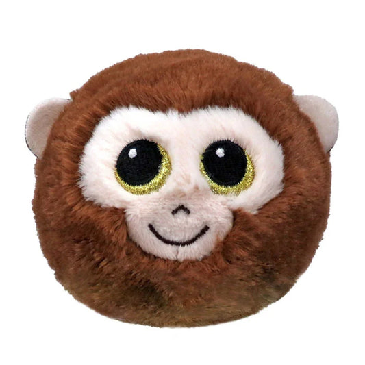 Ty Beanie Bouncers 4" Banana Monkey Plush Toy - Brown/Pink