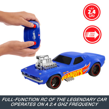Hot Wheels 1:16 Scale RC Rodger Dodger Toy Car - Blue