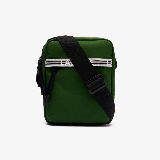 Lacoste Neocroc Vertical Messenger Bag - Vert Noir Blanc (Green)