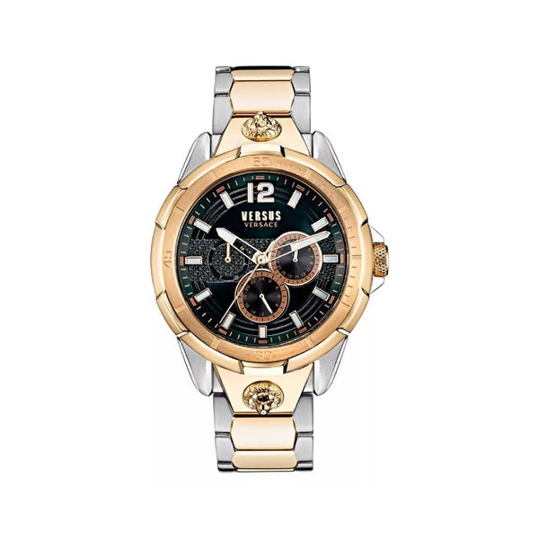 Versus Versace Runyon Men's 44mm Two-Tone Bracelet Watch - Blue