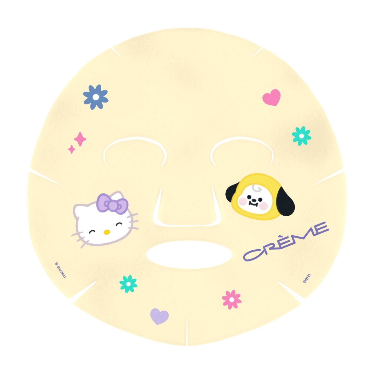 The Crème Shop x Hello Kitty and BT21 Glow Bright Essence Sheet Mask