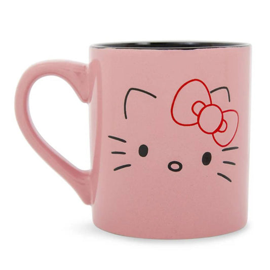 Sanrio Hello Kitty 14 oz Ceramic Wax Resist Mug - Pink