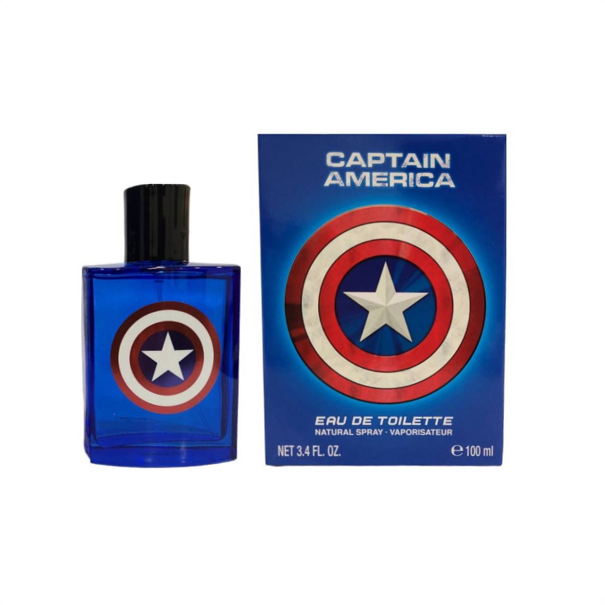 Disney Men's 3.4 oz Marvel Captain America Eau De Toilette Spray