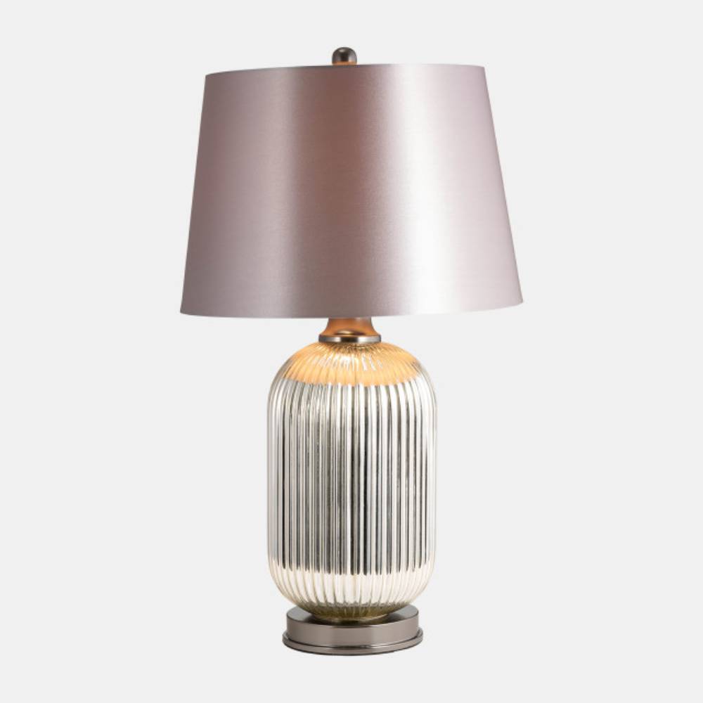 Sagebrook Ridged 27" Table Lamp - Silver