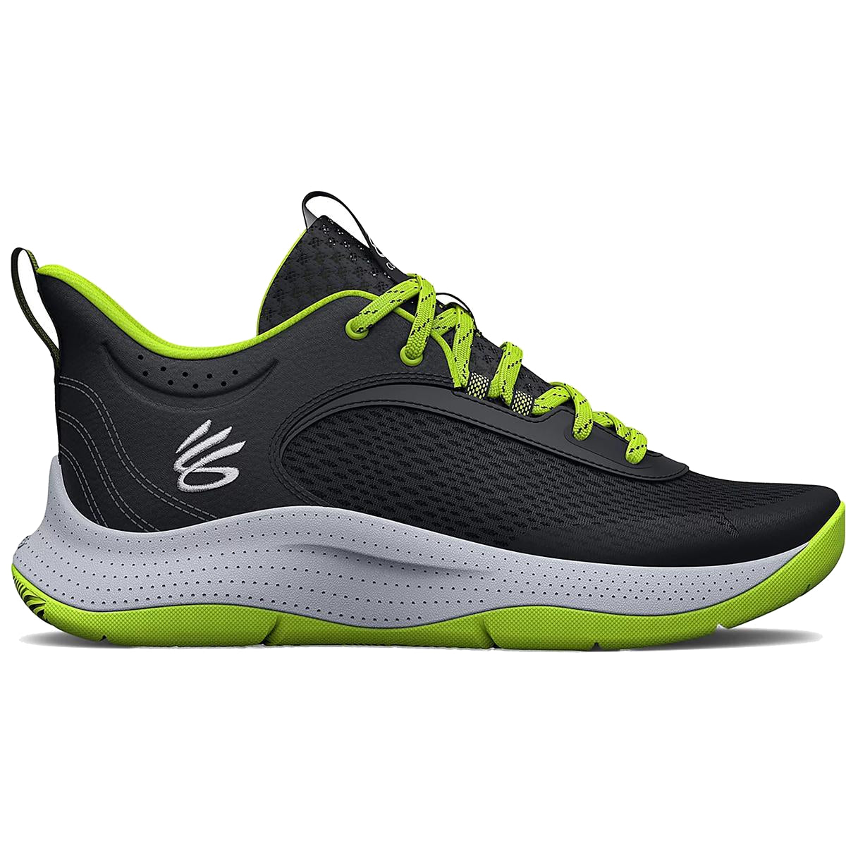 Under Armour Charged Men's Curry 3Z6 Basketball Shoes (Size 5) - Black/Gray