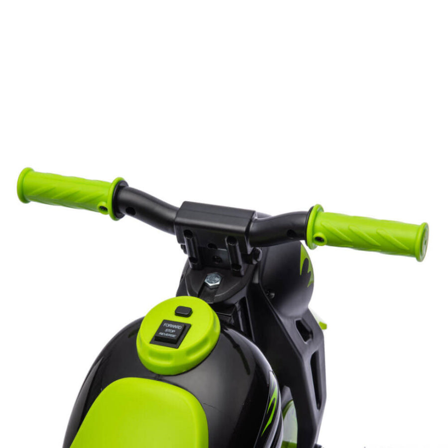 TOI Kids 6V Battery Powered Ride on Motorcycle with Bubble Maker - Green