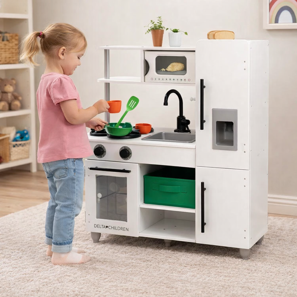 Delta Children Deluxe Modern Kitchen Playset