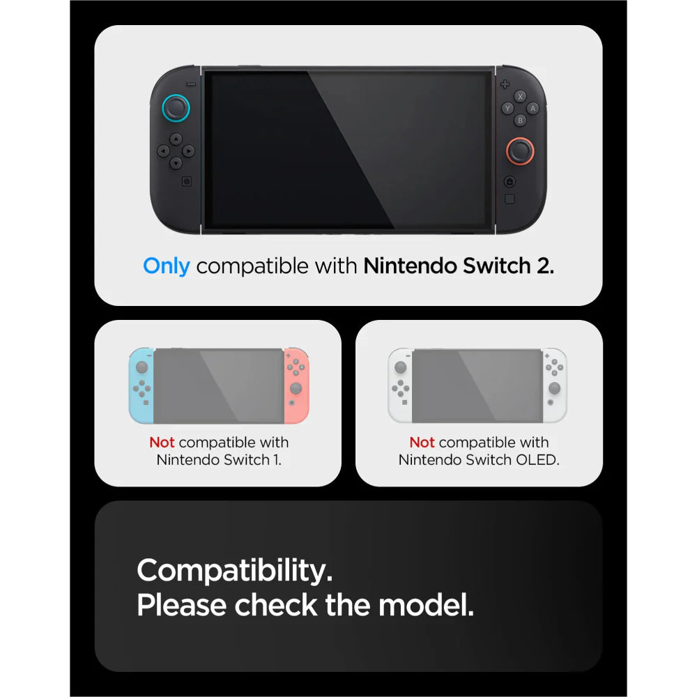 Bundle: Nintendo Switch 2 + Switch 2 Joy-Con 2 Wheel Set + Switch 2 Joy-Cons + Spigen Klasden Pouch + Spigen Dual Grip + Mario Kart World