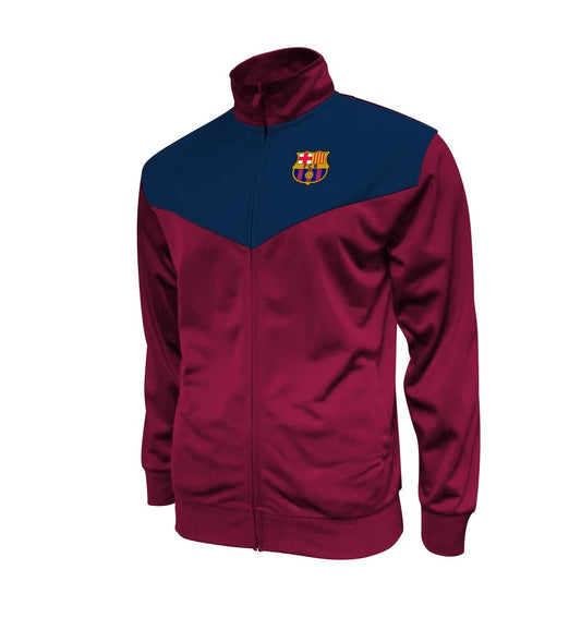 Icon Sports Barcelona Adult Full-Zip Track Jacket Red