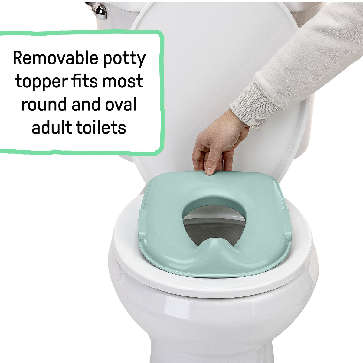 Ingenuity Prepare to Potty 3-in-1 System - Green/White